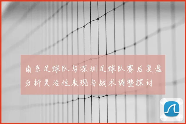 南京足球队与深圳足球队赛后复盘分析灵活性表现与战术调整探讨