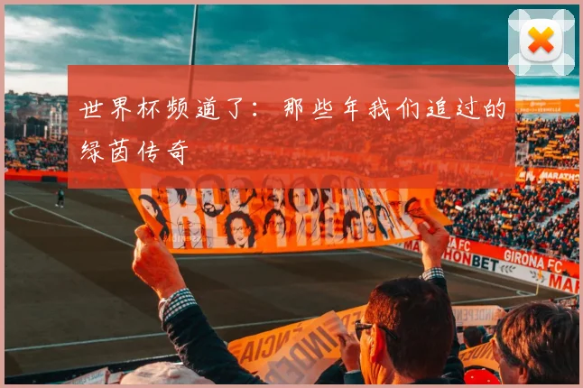 世界杯频道了：那些年我们追过的绿茵传奇