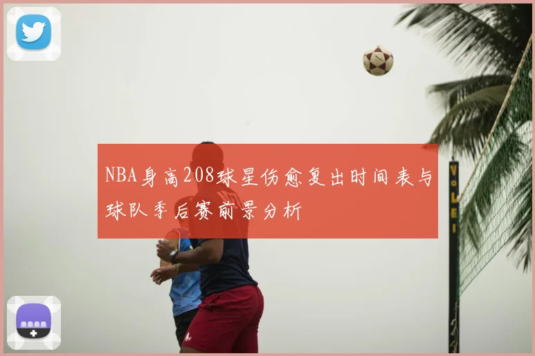 NBA身高208球星伤愈复出时间表与球队季后赛前景分析